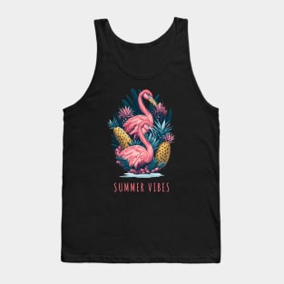 Flamingos and pineapples, flamingo Fling, Pineapple Paradise for Summer Vibes Tank Top